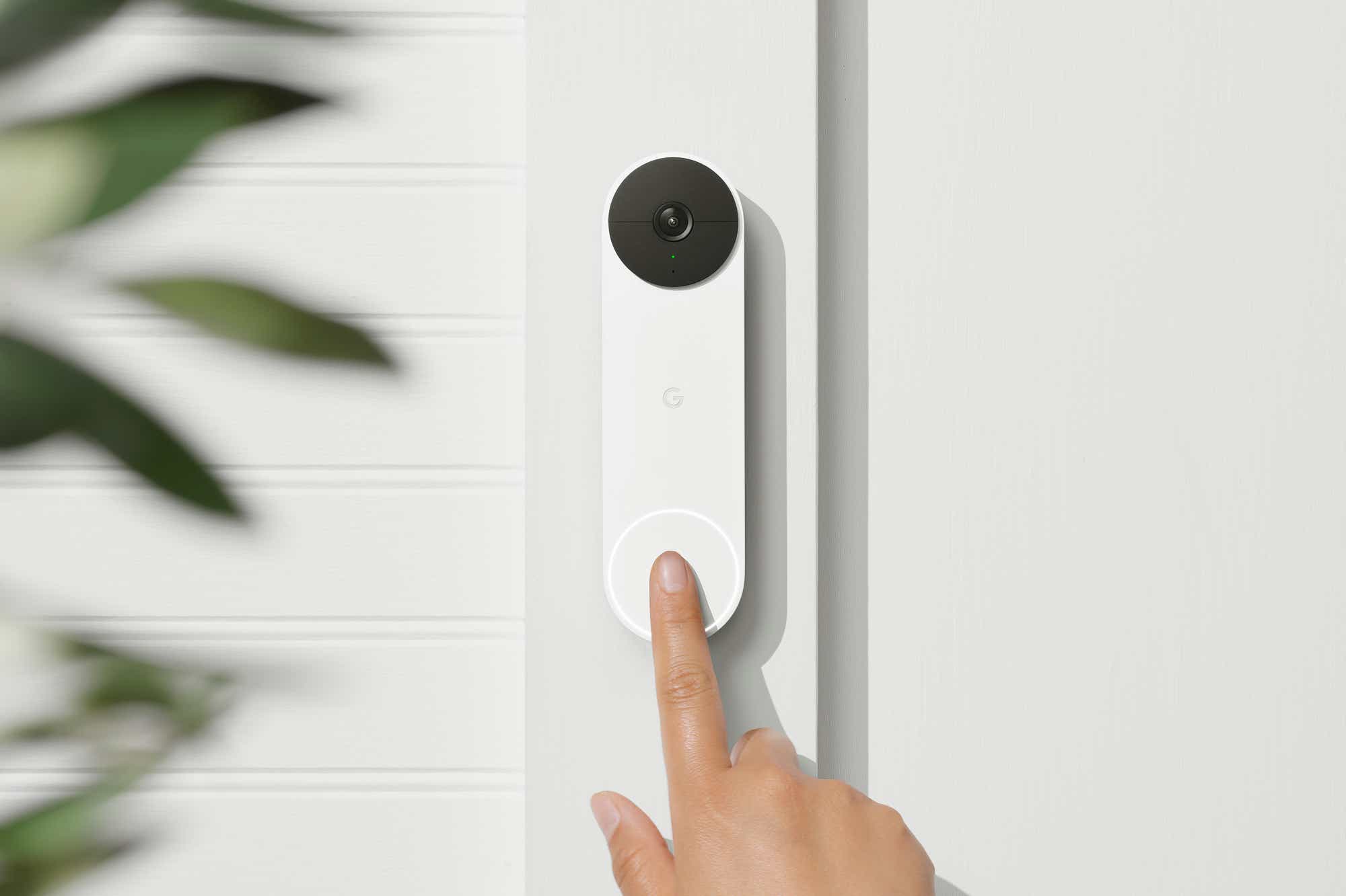 Nest Doorbell (Battery) -- Best battery-powered video doorbell for Google Home users
